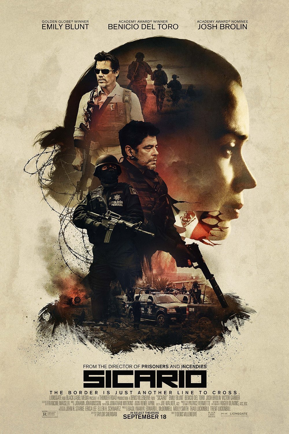 Amazon.com: Jionk? Sicario - Movie Poster (24