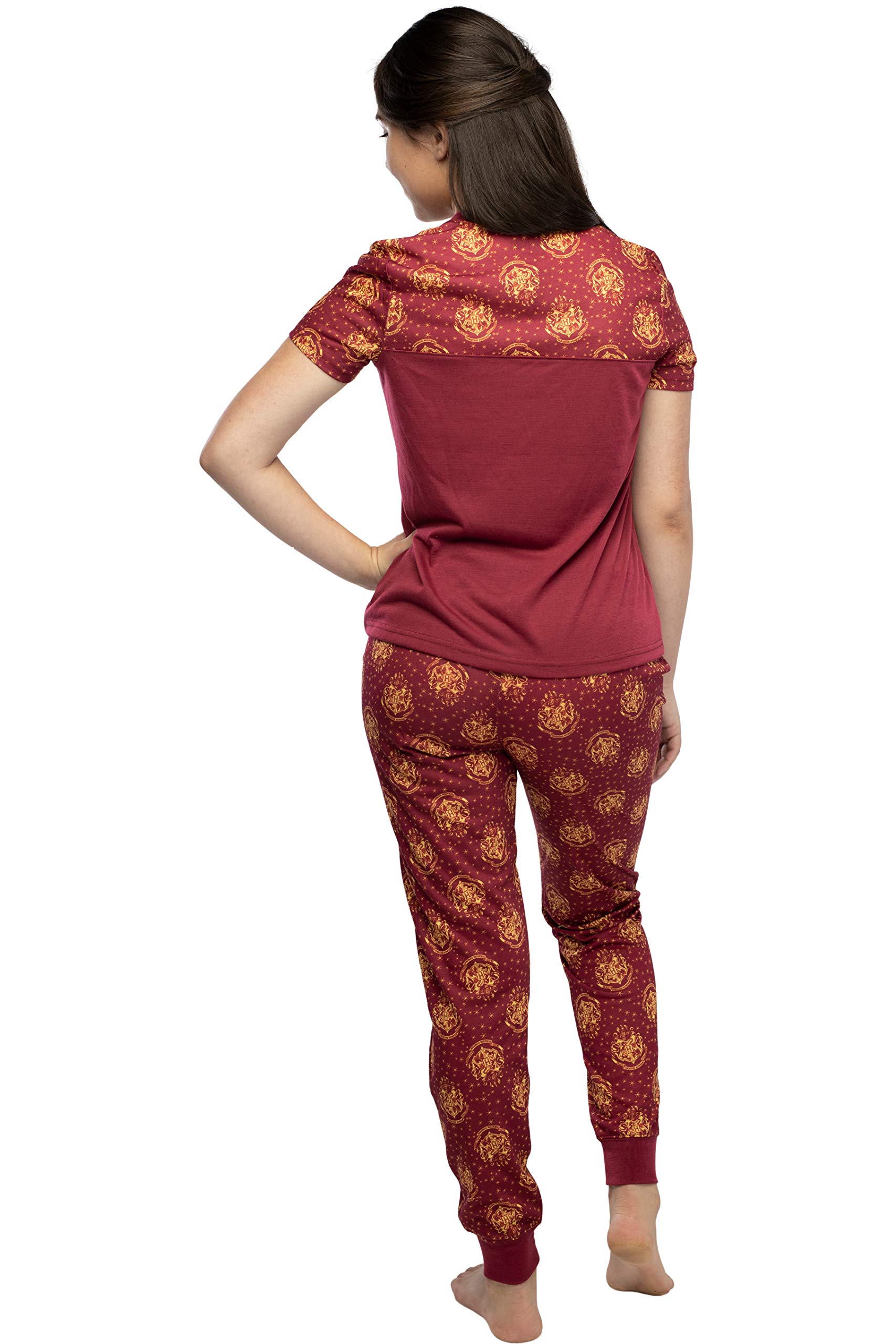 Camiseta de Manga Corta de Harry Potter Hogwarts Junior del PJ Emparejador Pajama Set