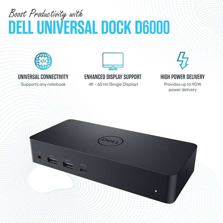 DELL - 【きゅん】Dell Universal Dock D6000 Amazon.com: Dell Universal Dock D6000 High Speed USB-C & USB