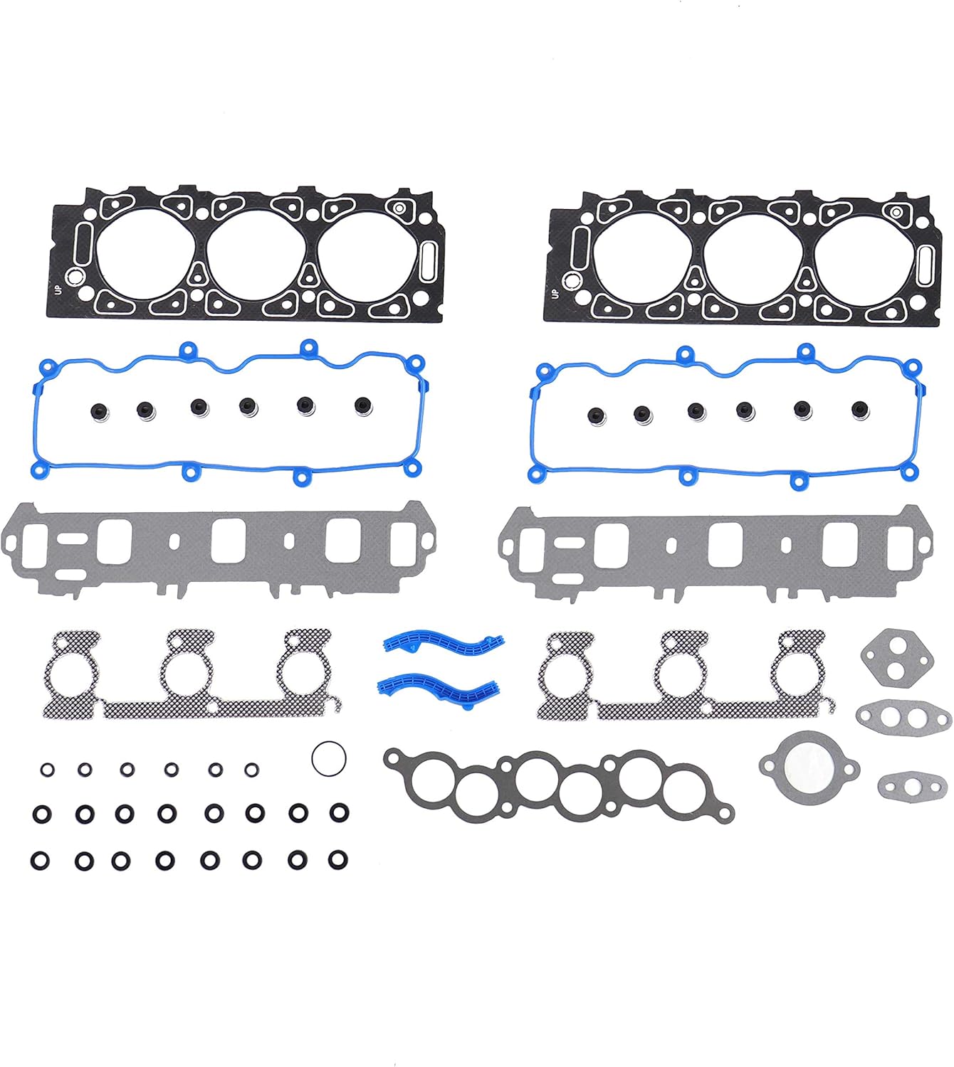 DNJ HGS4144 Graphite Cylinder Head Gasket Set for 1996-1999 Ford Mazda Aerostar B3000 Ranger 3.0L V6 12V OHV 2986cc