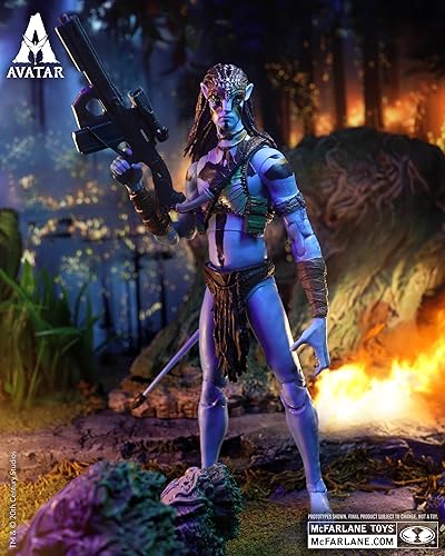 Miniatura 10 de McFarlane Toys - Avatar Fuego y ceniza Jake Sully (Metkayina Final Battle) Figura de acción de 7 pulgadas Edición Coleccionista McFarlane