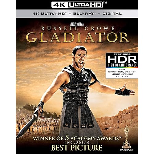 Gladiator (4K UHD + Blu-ray + Digital)