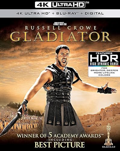 Gladiator (4K UHD + Blu-ray + Digital)