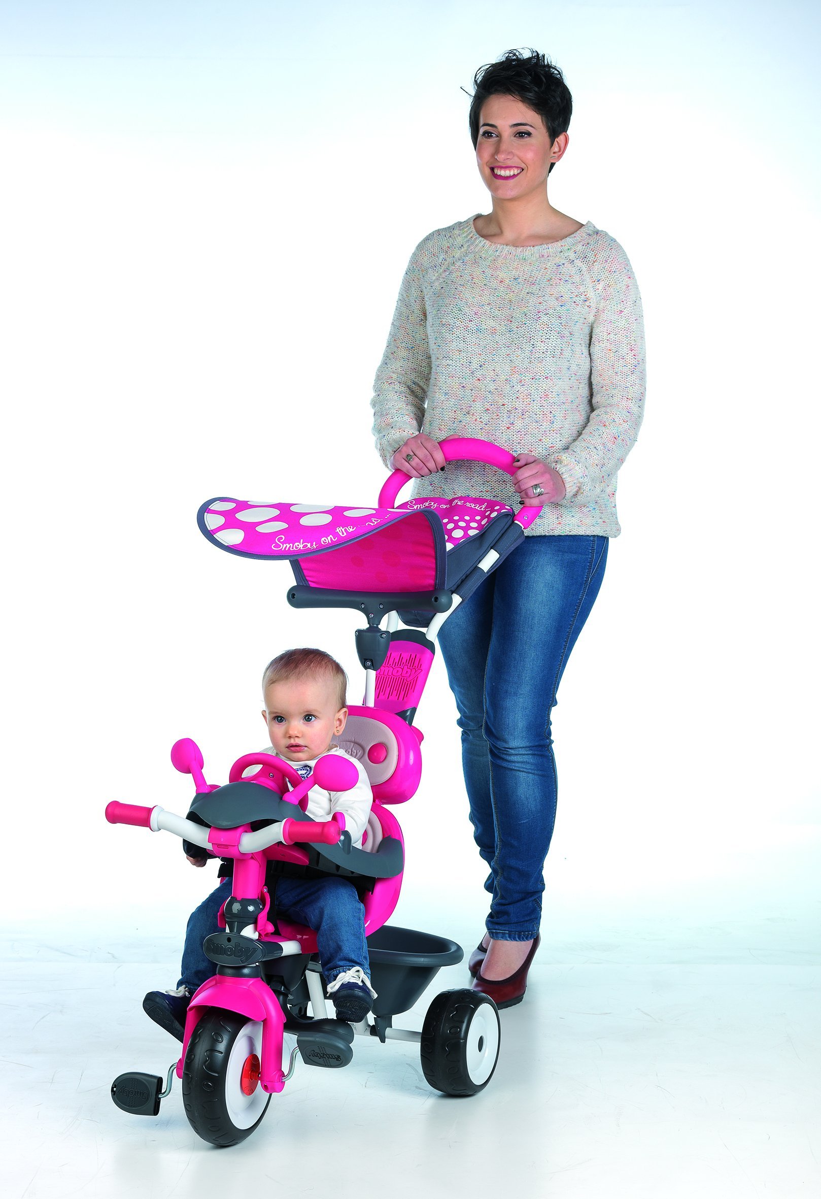 Smoby 740600 - Baby Driver Komfort Rosa