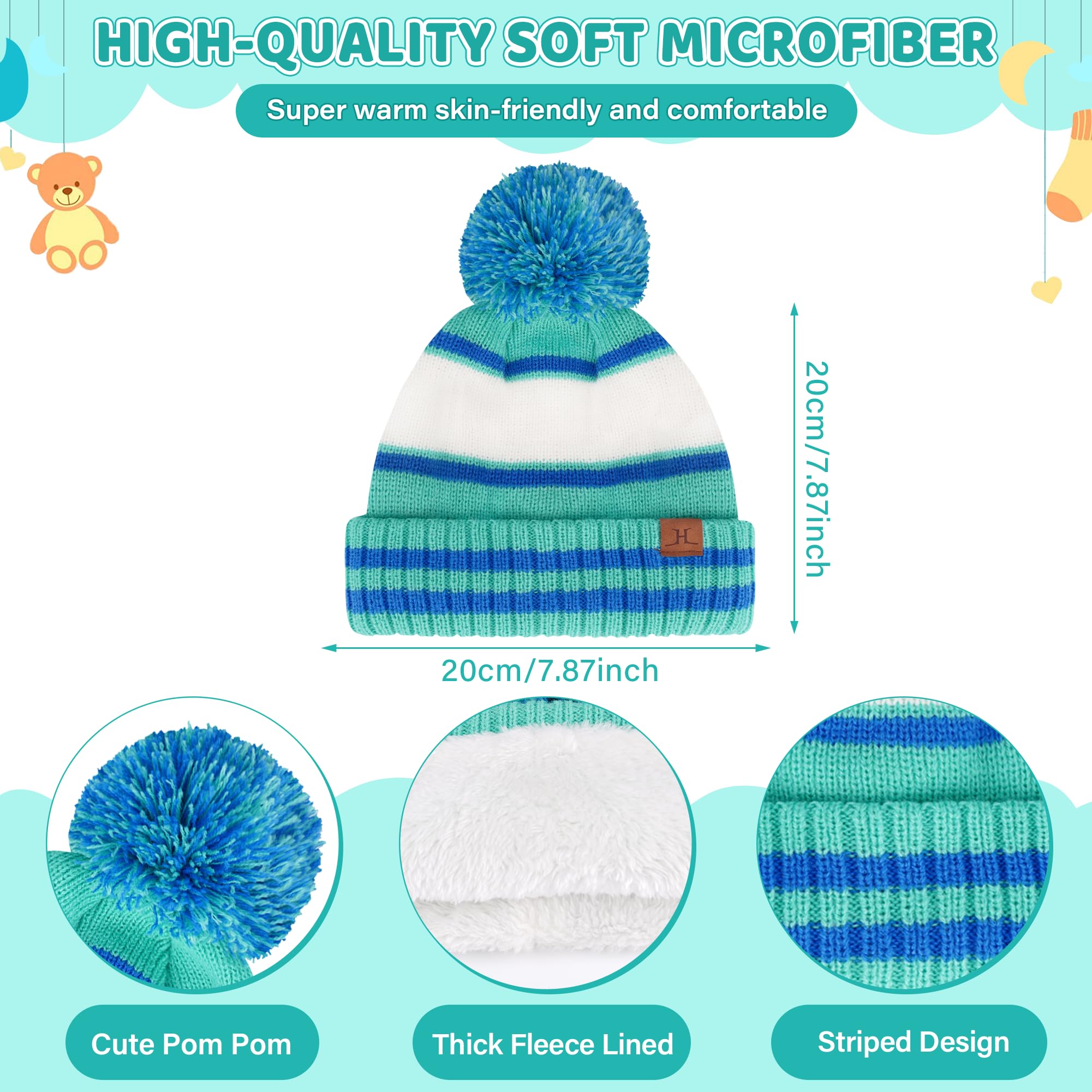 Bequemer Laden Conjunto Gorro Guantes Bufanda Infinita para Niños - Gorro Caliente, Bufanda Cuello Rulada con Fleece Espesor para Niños Niñas 2-7 Años Regalo Bebé