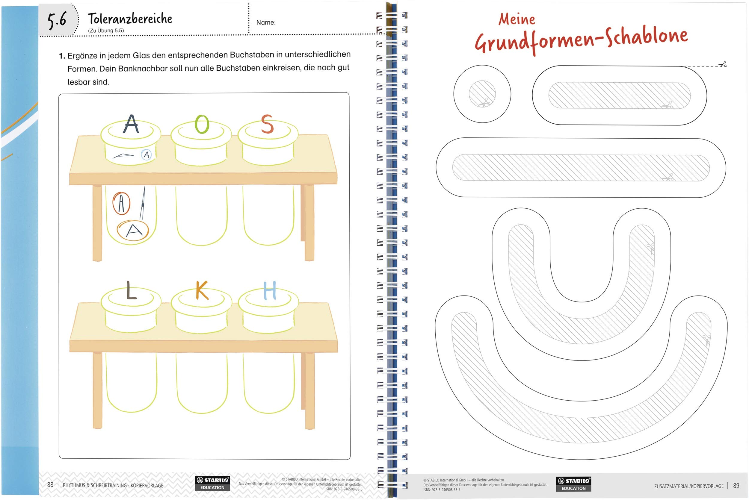 STABILO - Schreibmotorik Praxisbuch für Kinder in der 1./2. Klasse - Schreiben lernen leicht gemacht (Praxisbuch Bundle: Schreibförderung Vorschule & ... zur Ergänzung des Schreibunterrichts