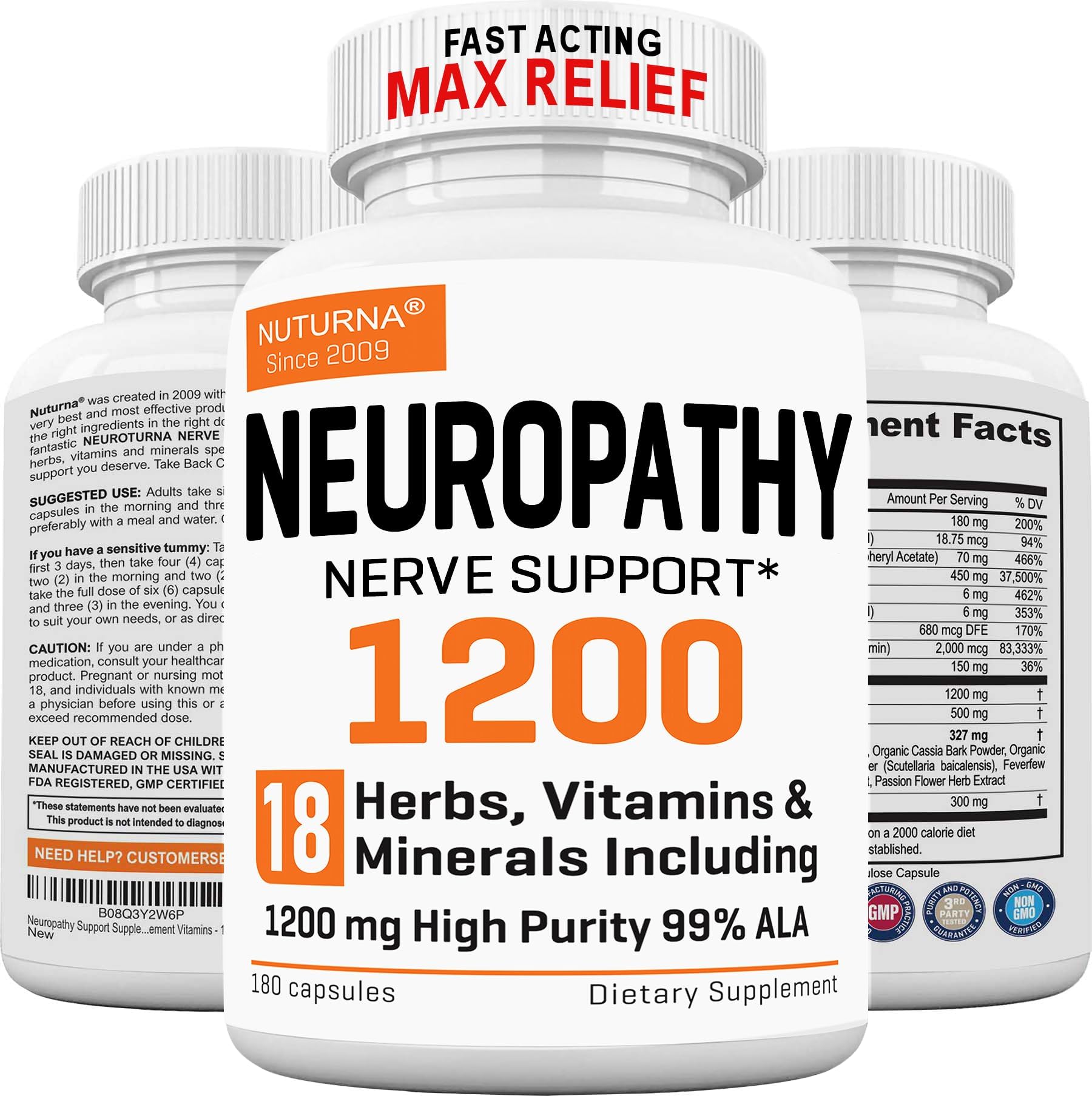 Nuturna Neuropathy Support Supplement