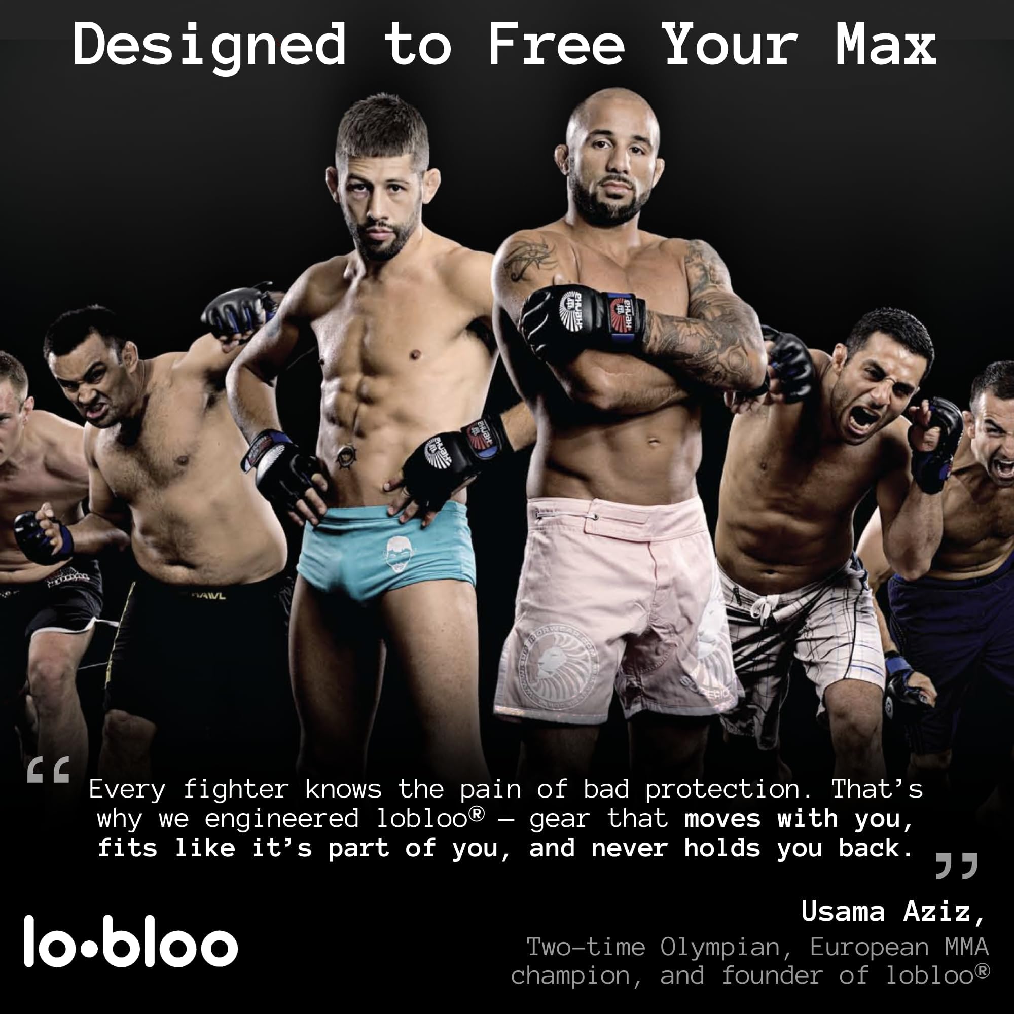 lobloo Thai Cup 2.0 Opatentowany sportowy kubek na pachwinę do sportów bliskiego kontaktu MMA, Krav Maga, boks tajski. Męski rozmiar +13 lat