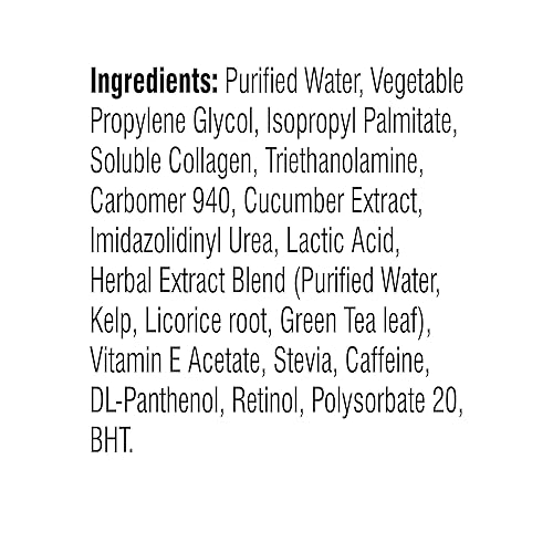 Miniatura 4 de Gel de retinol - Terapia nocturna para piel de aspecto más joven. Colágeno, cafeína, pepino, sin parabenos, sin fragancia, 4 onzas