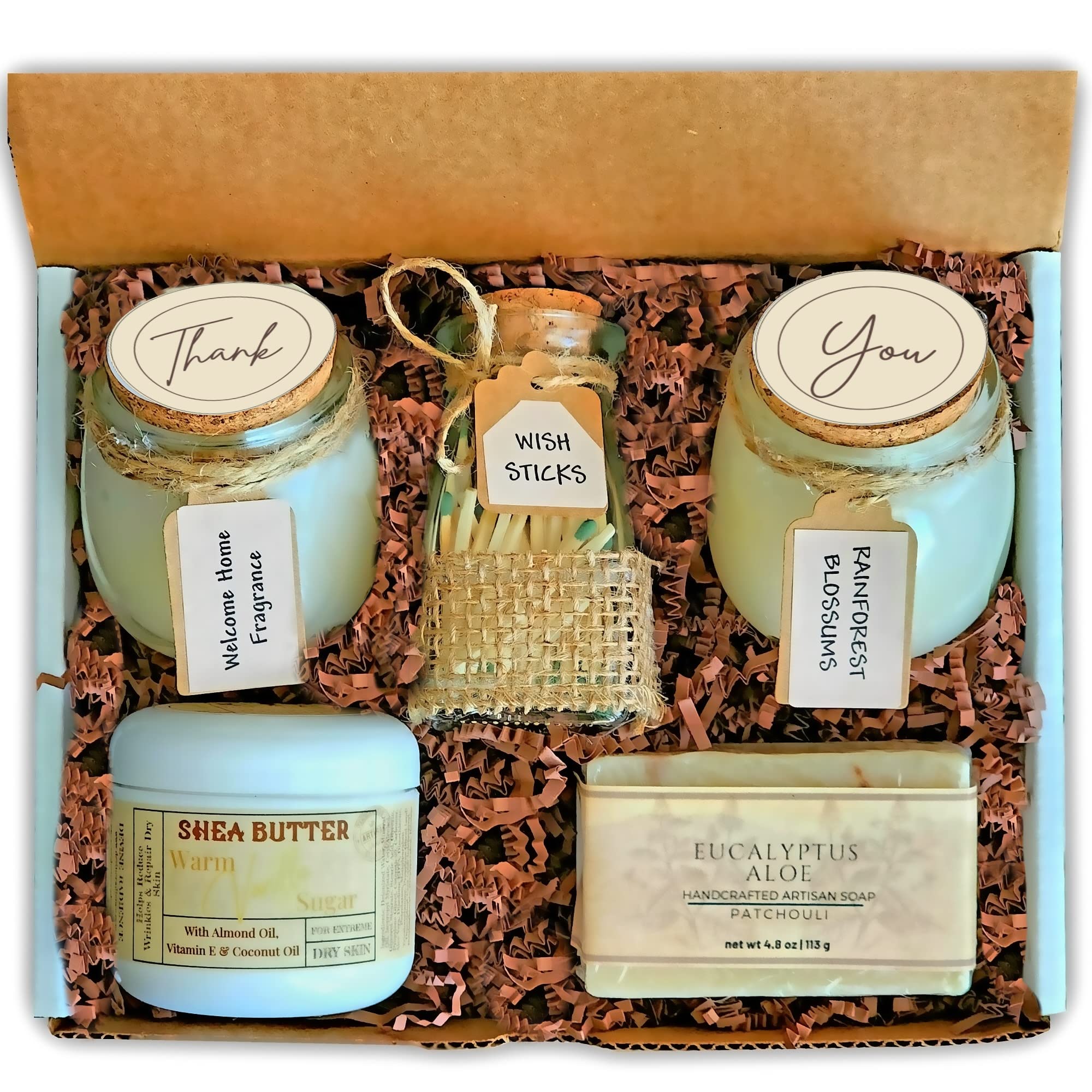 Buy Thank You Box Candle Gift Set - Thank You Gifts For Women - Thank You  Gift Basket - Appreciation Gifts For Women - Teacher Appreciation Gifts - Nurse  Gift Basket -