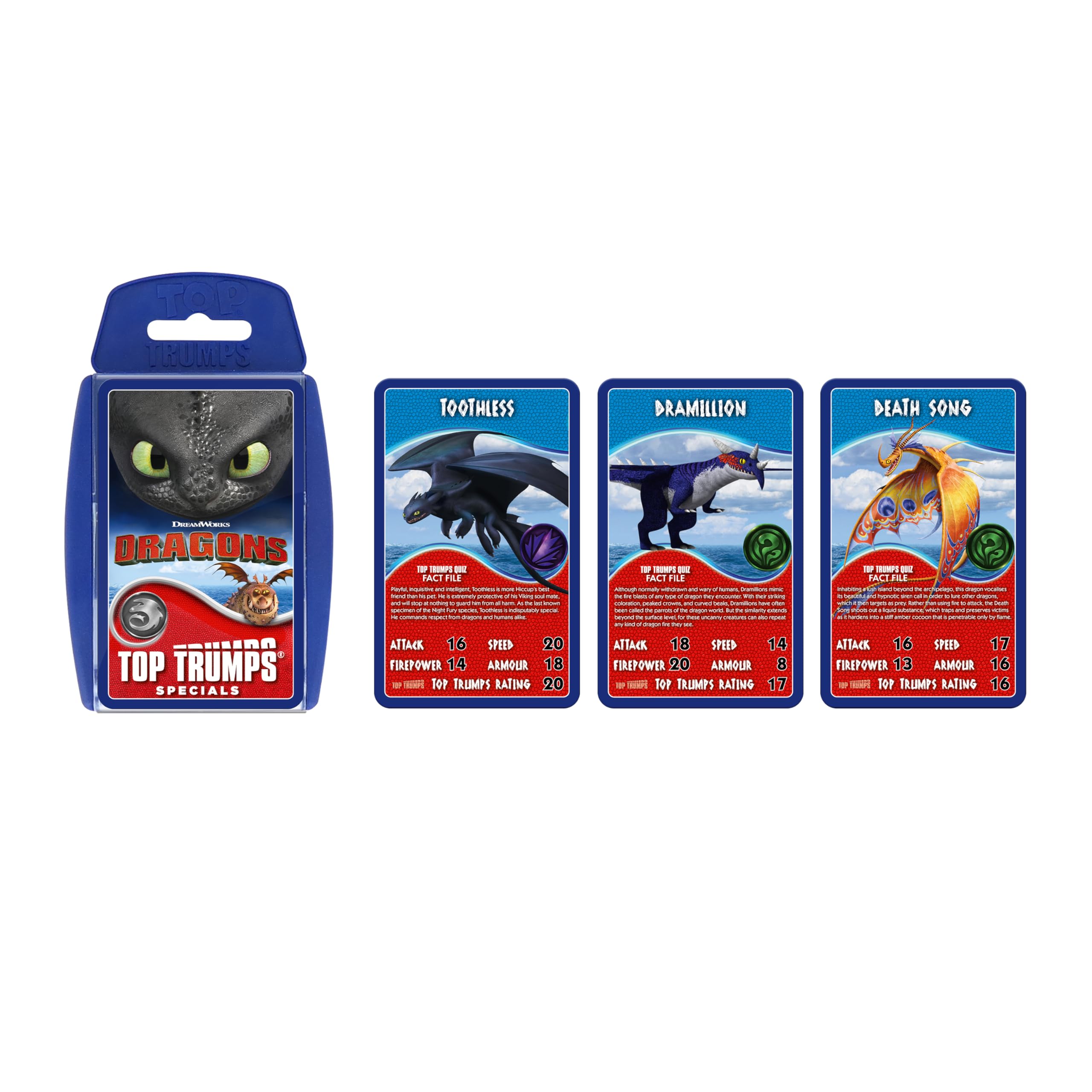 Top Trumps Prédateurs - Jeu De Cartes Éducatif - Grand Requin Blanc, Dragon De Komodo, Cobra Royal - Dès 6 Ans