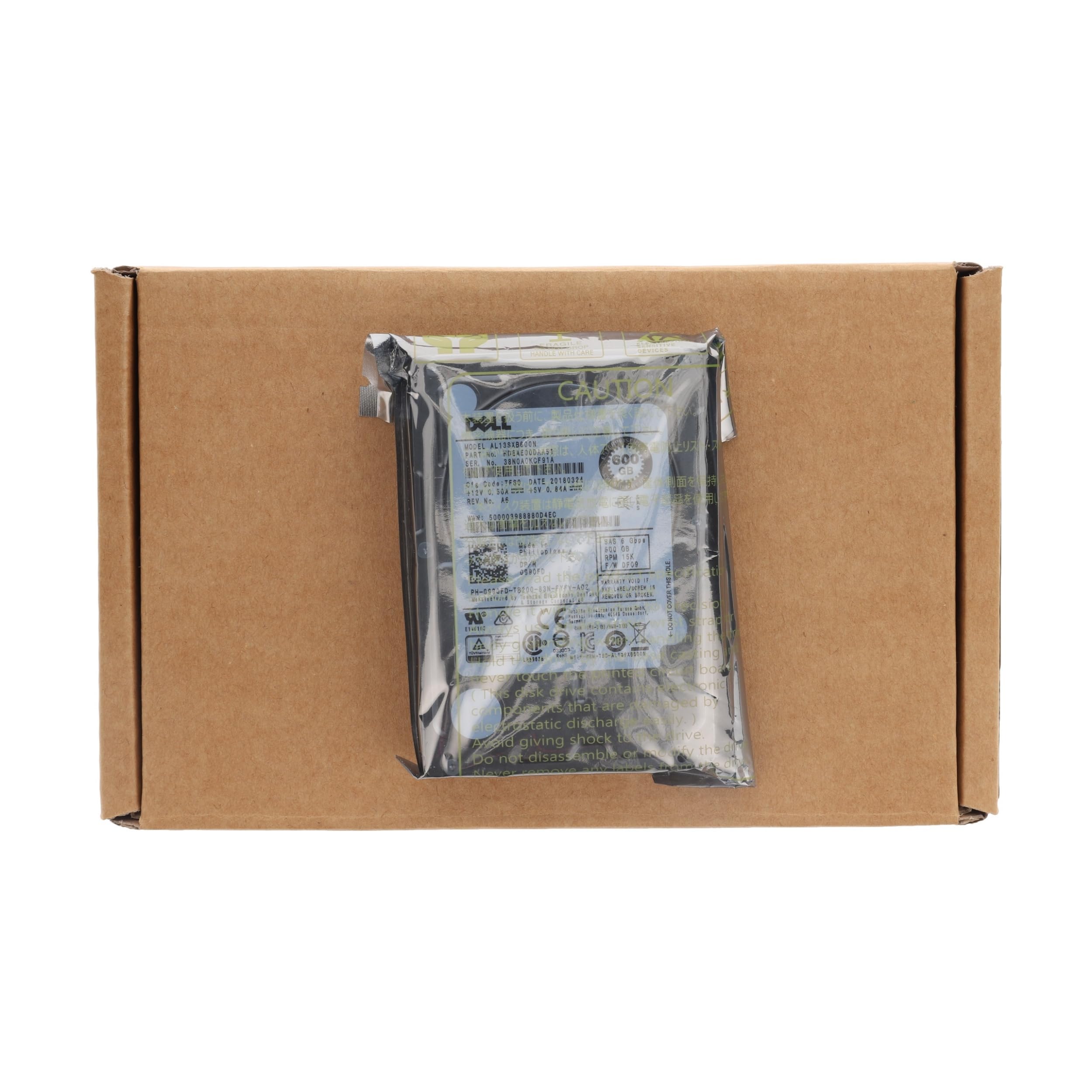 P4Y 2.5" HDD 600GB SAS 15K RPM 6G/s 5V pour Dell 990FD AL13SXB600N Enterprise Class