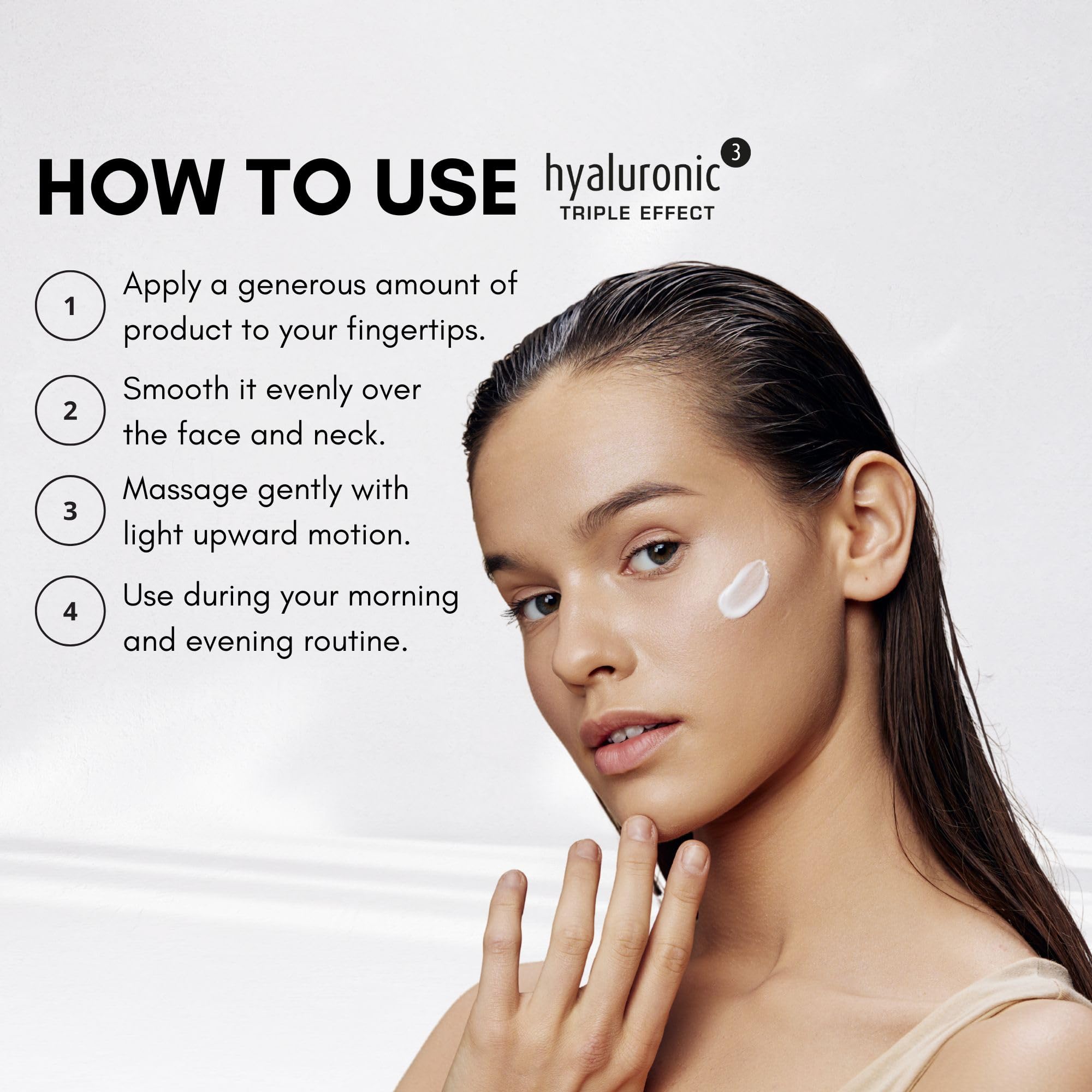 être belle hyaluronic³ Day & Night Cream 50 ml – 24h Gesichtspflege mit Hyaluronsäure, Jojobaöl & Squalan – Feuchtigkeitsspendende Tages- und Nachtcreme für jeden Hauttyp