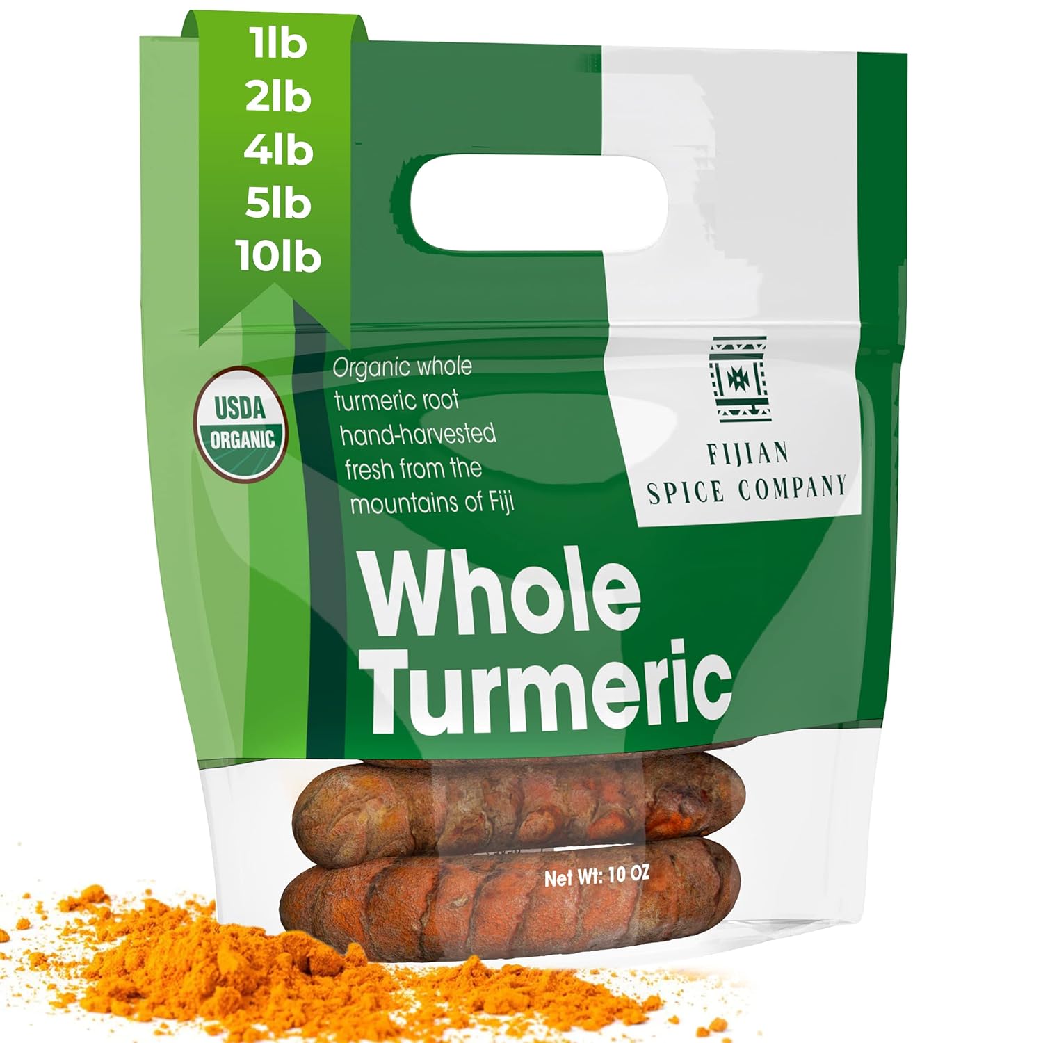 
Fresh Organic Turmeric Root