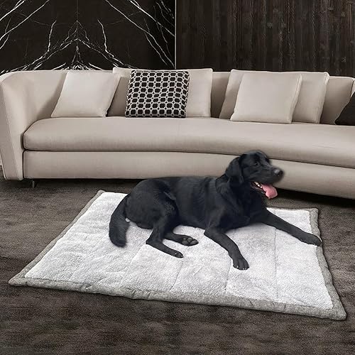 Miniatura 7 de vmgreen Cama para perros al aire libre, alfombrilla portátil de viaje para perros, equipo de campamento para mascotas, almohadilla de jaula con asas