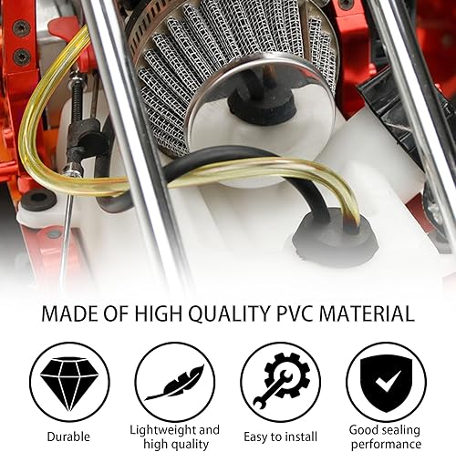 Miniatura 5 de FLMLF Kit de filtro de aceite de tubería con tapa de depósito de combustible para motor zenoah chongyang motor para Hpi Baja Rovan King Motor 5B 5T