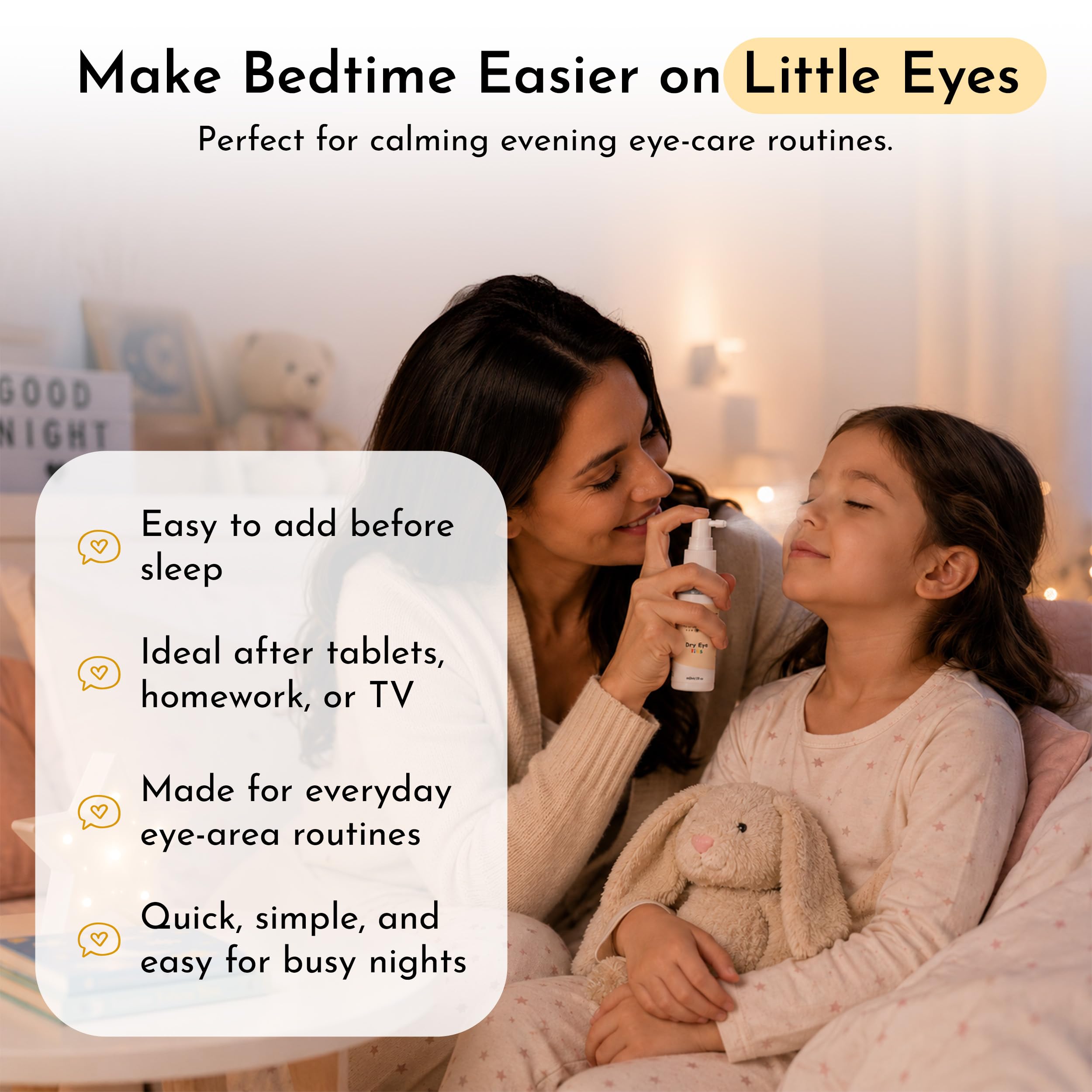 Dry Eye Area Kids Spray | Gentle Hypochlorous Mist, 60ml | Daily Refreshing Care for Sensitive Skin Around Eyes | No-Wipe Formula — Amazon image 6