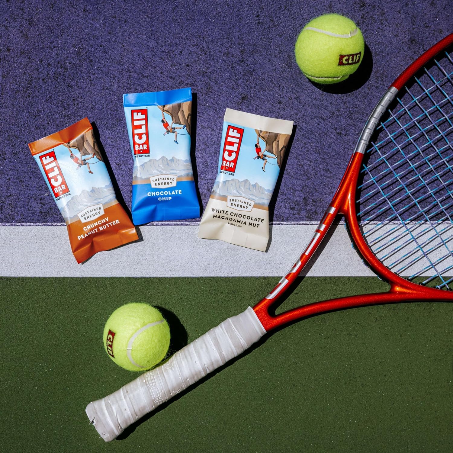 CLIF Bar White Chocolate Macadamia, 12x68g