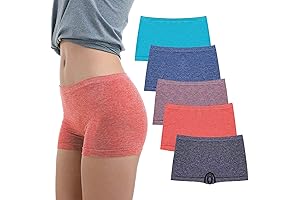 Women's Comfort Boyshort Panties 5-Pack