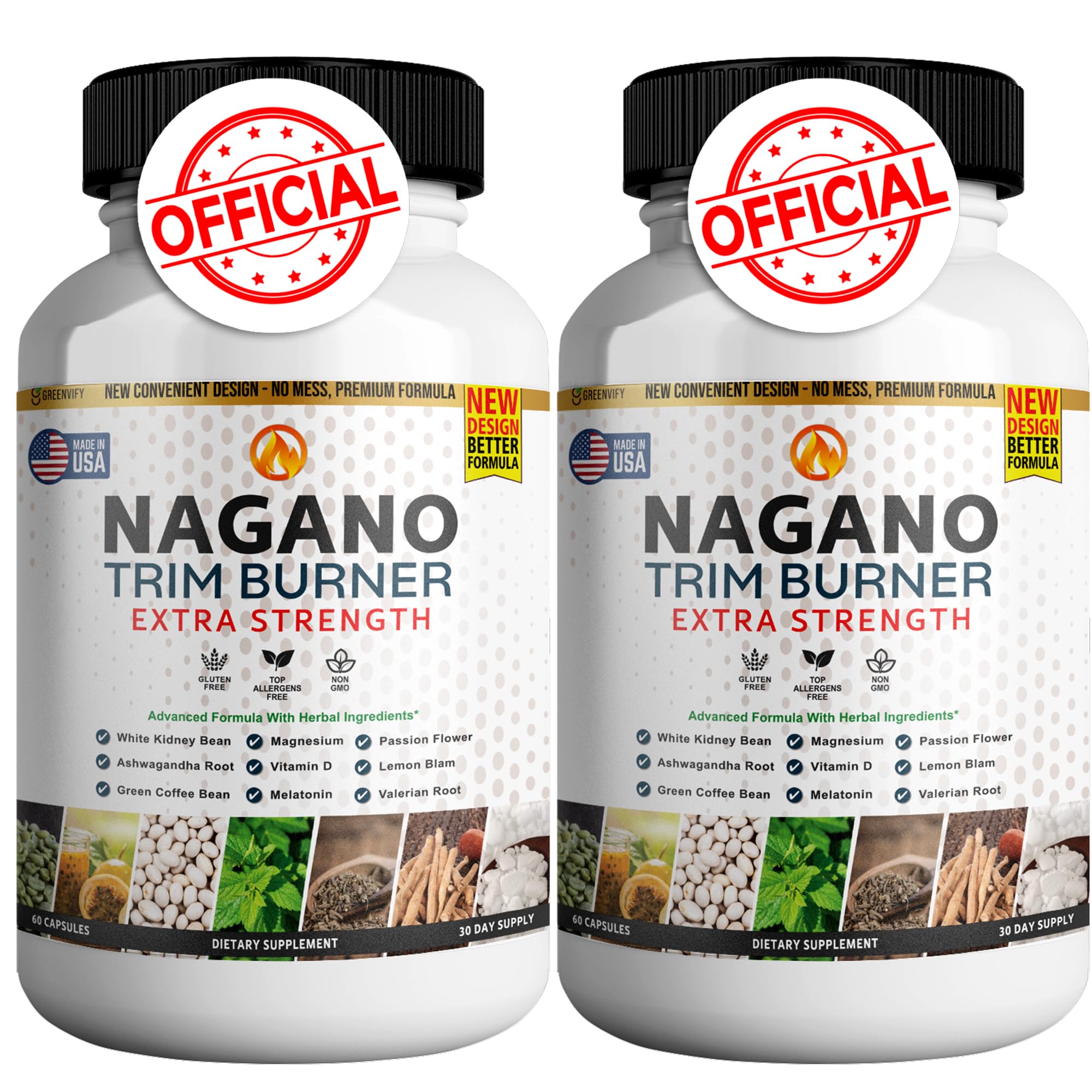 Nagano Trim Burner Powerful Formula Anabolic Recovery, Natural Sleep Aid with Magnesium, Nagano Tonic, Ashwaganda (2)