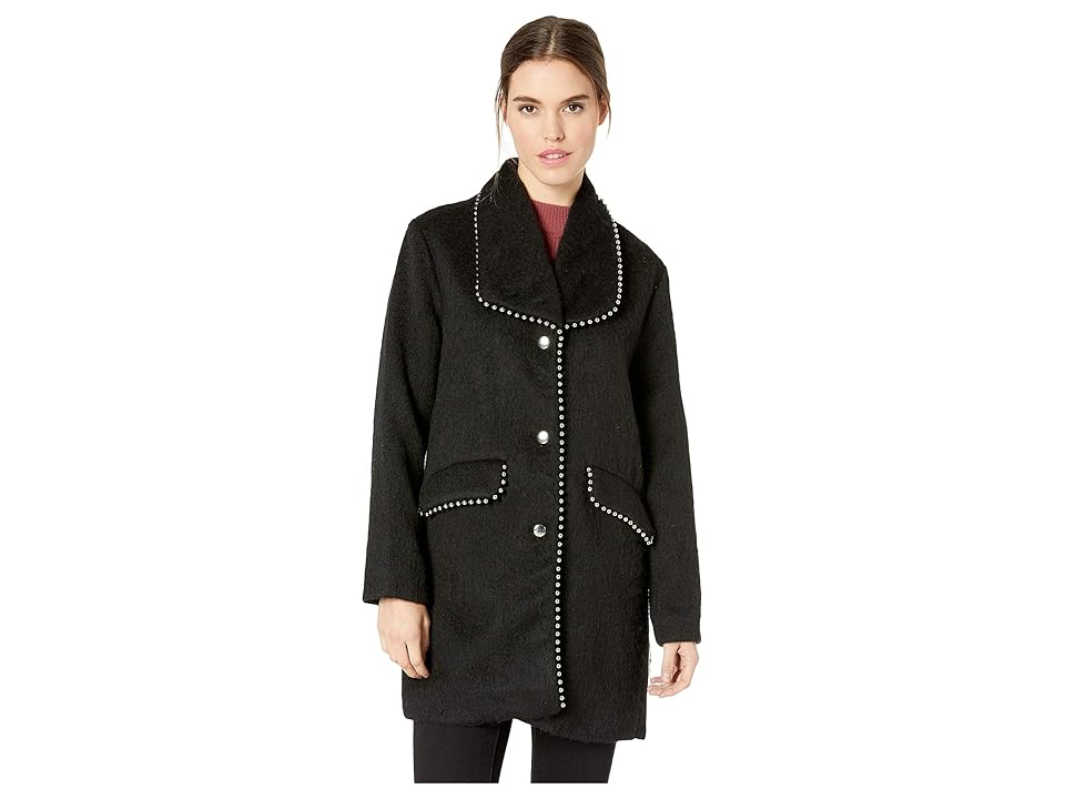 

Steve Madden Wool Coat (Black) Women's Coat