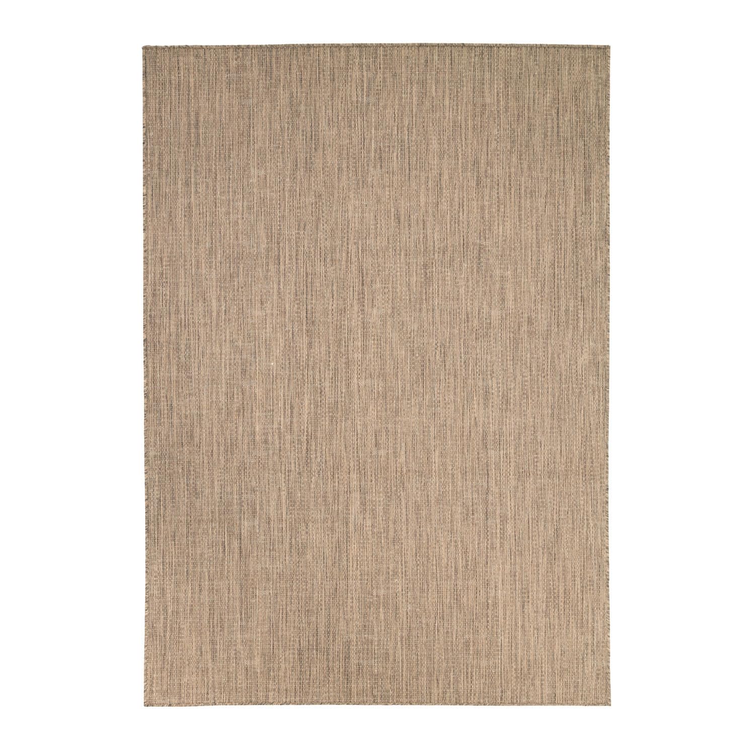 FRAAI | Home & Living Tapis d'extérieur - Malta Melange Naturel - 80x150 cm - Tapis Exterieur Resistant Pluie - Rectangulaire - Terrasse, Jardin, Balcon