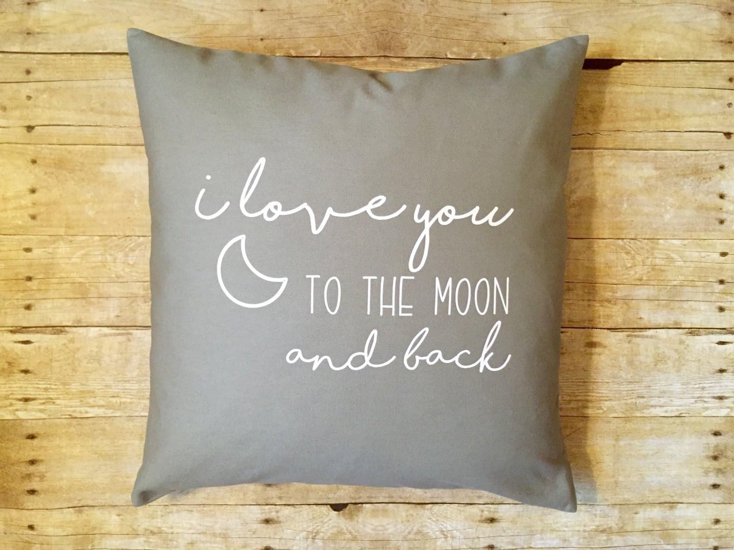 Amazon Com N A I Love You To The Moon And Back Nursery Pillow Cover Moon Pillow Baby Bedding Baby Girl Baby Boy Childrens Bedroom Decor Home Kitchen