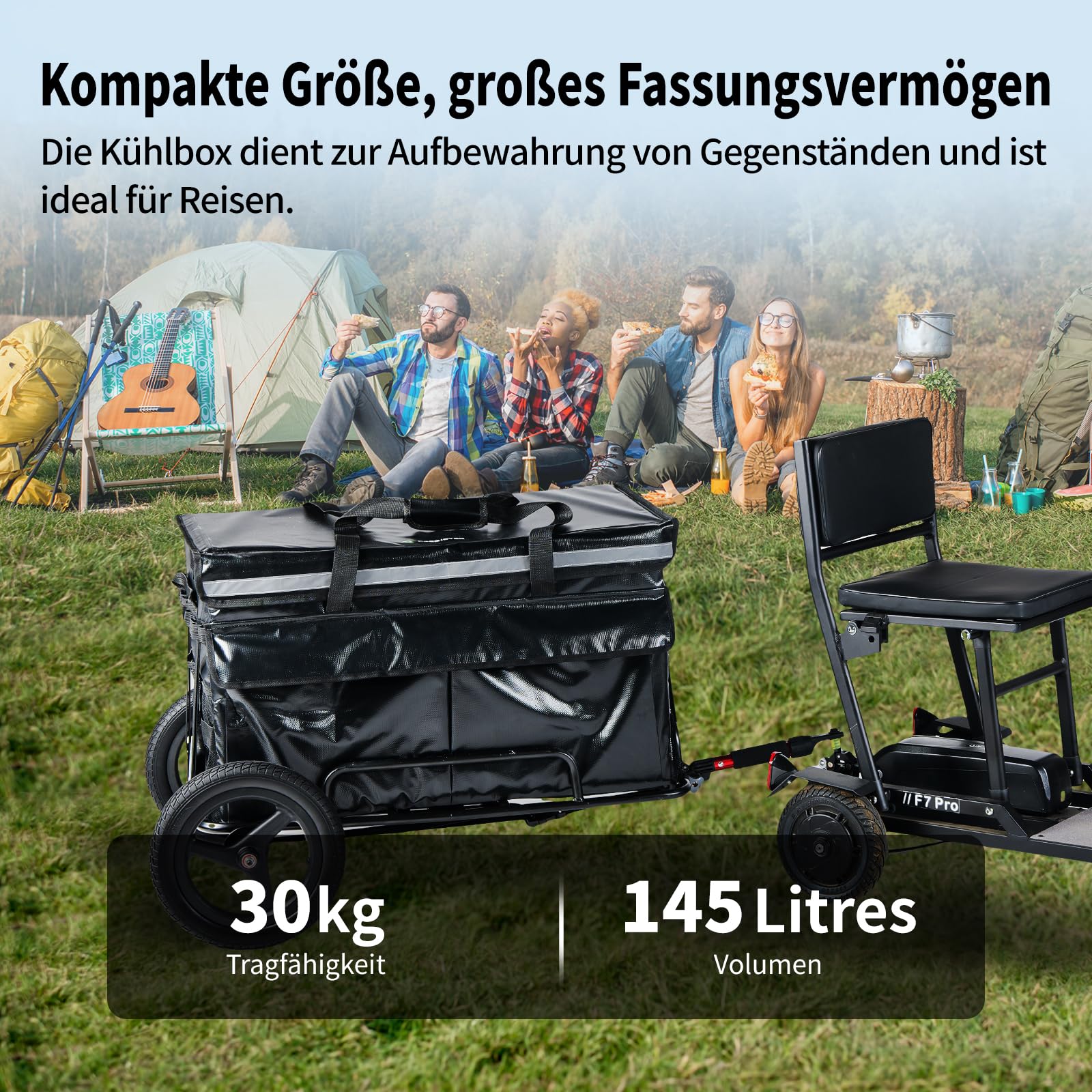 Bollerwagen für E-Scooter Anhänger