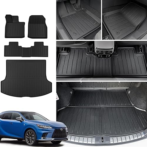 JOULARISE Alfombrillas para maletero para Lexus RX350 2023 2024 (no compatible con RX450h), protector de forro de carga para todo tipo de clima para