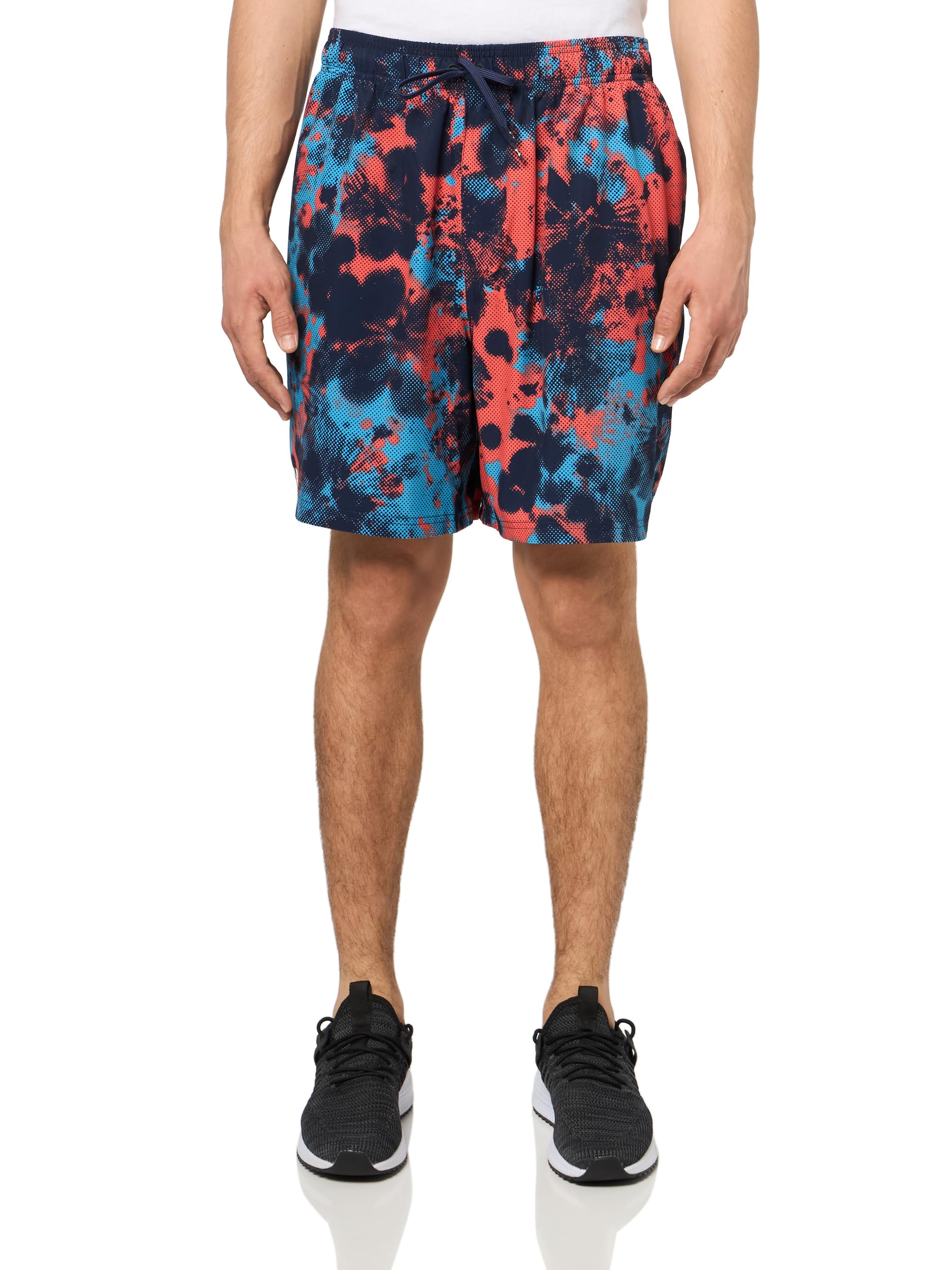 Under Armour Men's Compression Lined Volley, Swim Trunks, Shorts with Drawstring Closure & Elastic Waistband, Midnight Navy, Medium