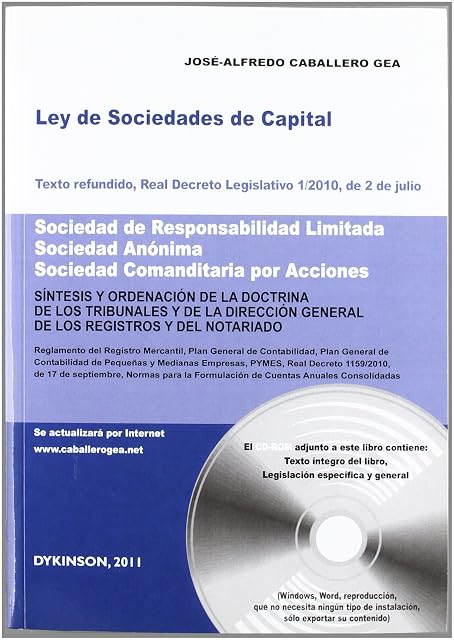 Portada de Ley de Sociedades de Capital