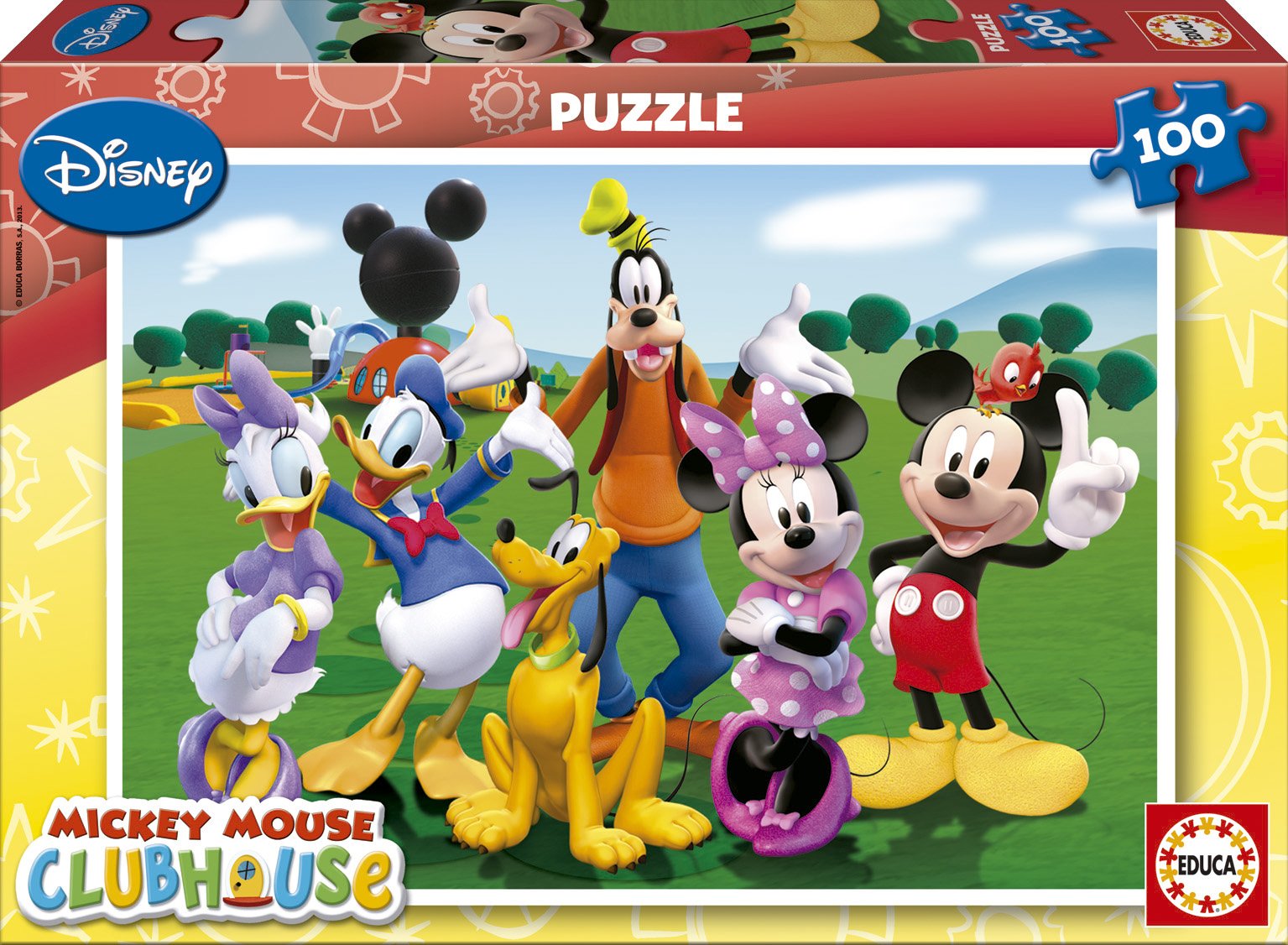 Disney Junior Educa Borras Puzzle Mickey Mouse Club House 100