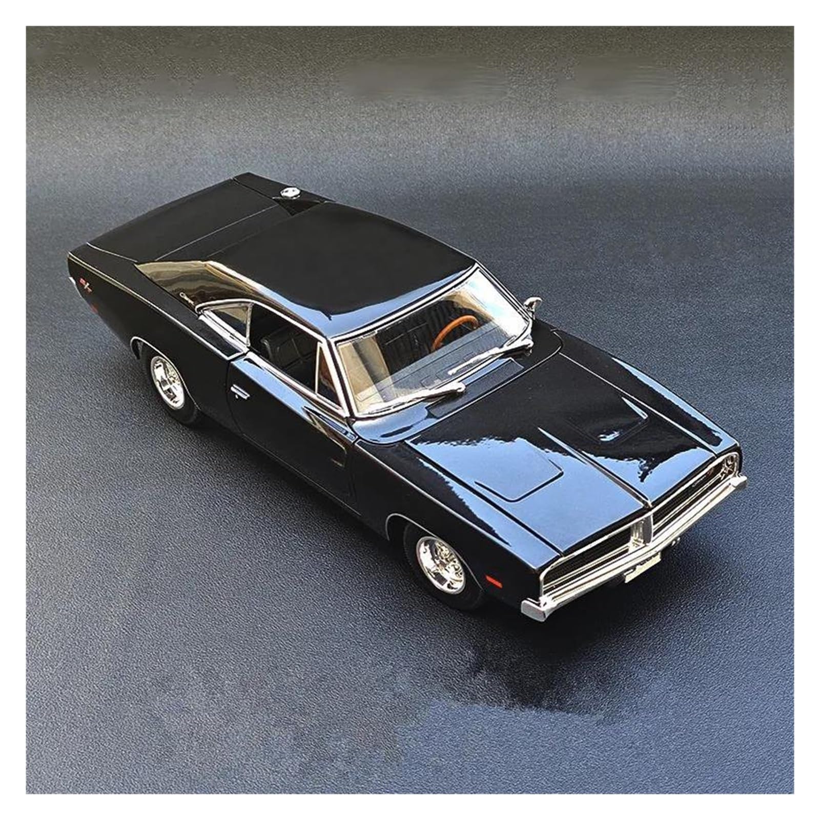 Btwodian Scale Model Car For Dodge For Charer R/T 1969 Diecast Model Car