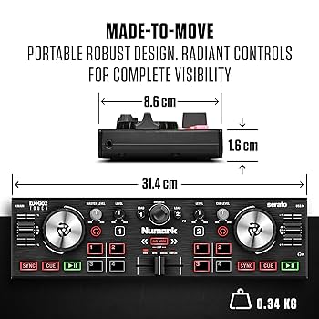 Numark DJGO2 TOUCH コントローラー 製品情報：DJ2GO2 TOUCH：Numark