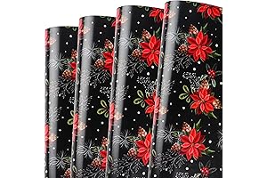 Bolsome Christmas Wrapping Paper with Pinecone Design