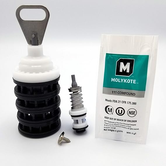 Fleck Compatible 5600 Softener Main Piston, Seals, Spacers, Screw