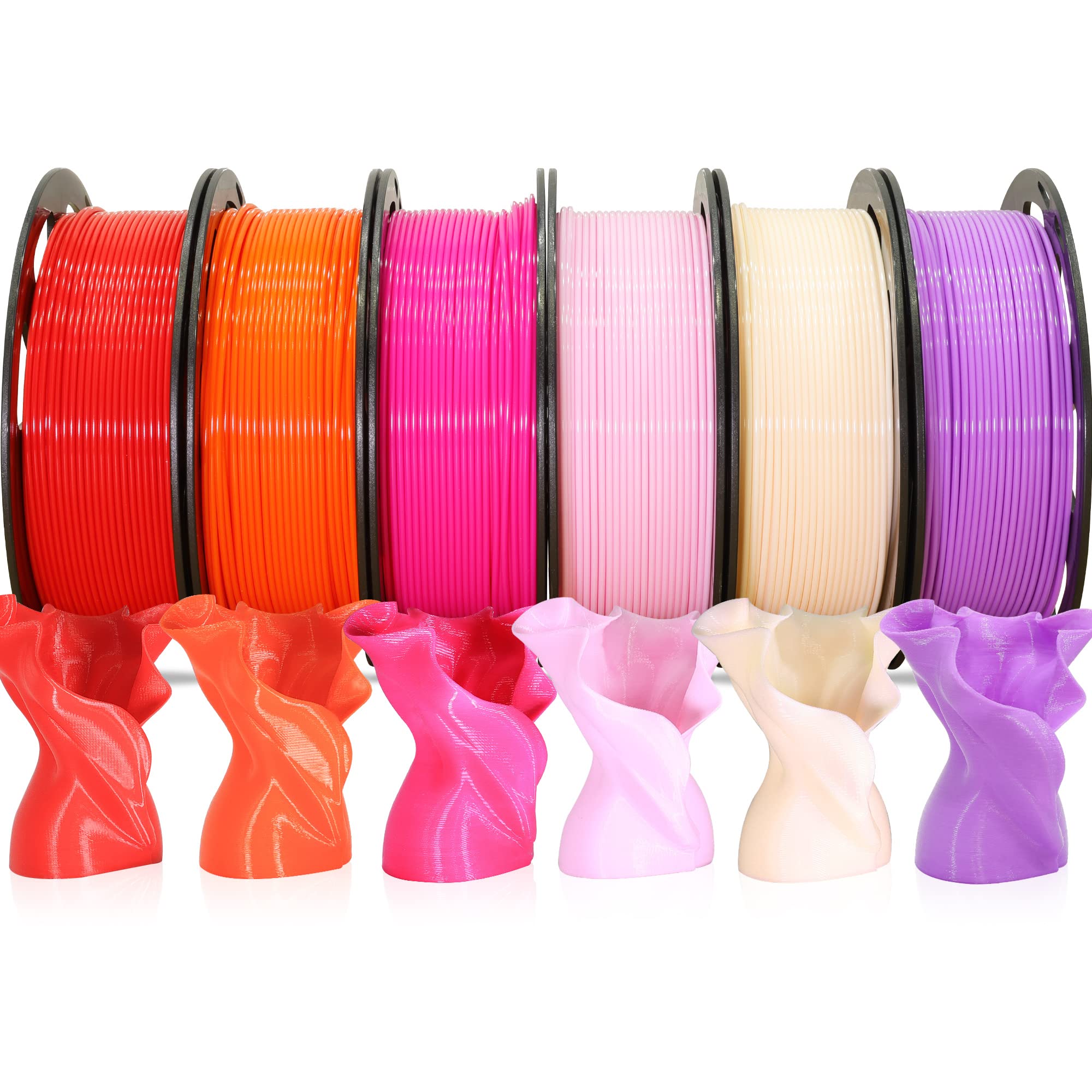 PLAフィラメント 6色セット PLA 6色 1.75mm 1個（直送品） RFPLBXJPZ5K