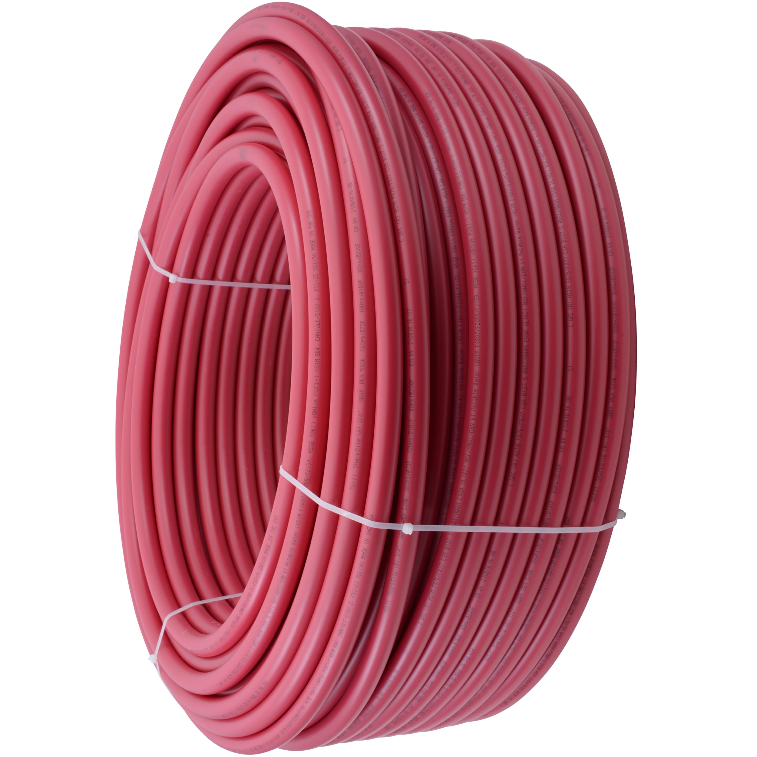 SharkBite 3/4 Inch x 500 Feet Red PEX-B, PEX Pipe Flexible Water Tubing for Plumbing, U870R500