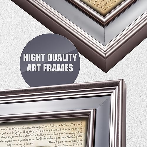 Vista 116 de Letras de música personalizadas, canciones, lienzo/fotos sin marco/impresiones enmarcadas con corazón en nombres de corazón, fecha de carga de fotos