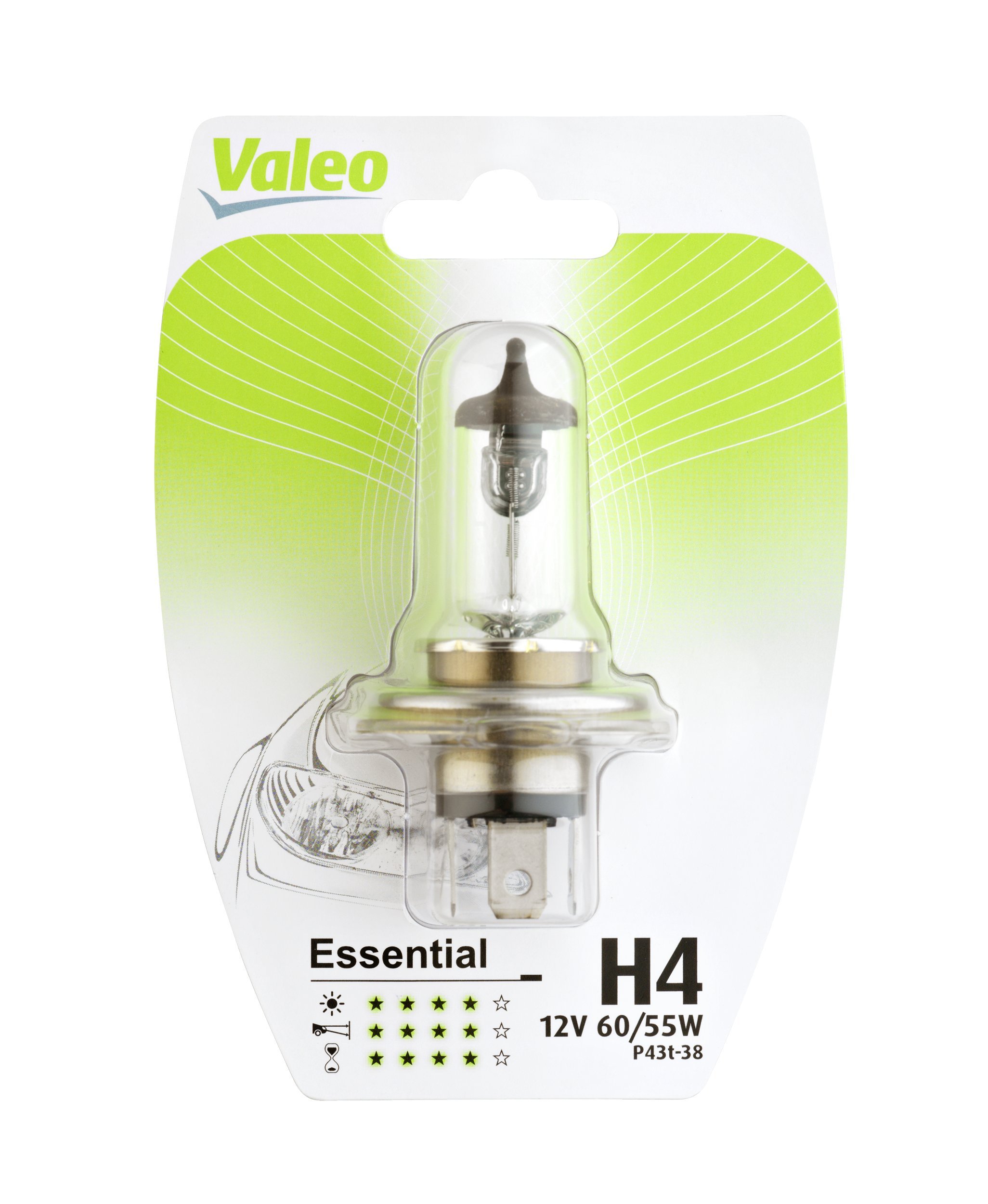 Valeo H4 Halogenlampe 60/55W