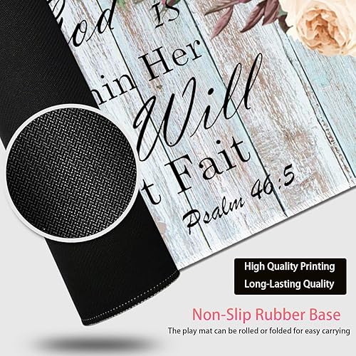 Miniatura 5 de Alfombrilla de mouse grande para juegos + reposamuñecas de mouse + combinación de posavasos, 31.5 x 11.8 pulgadas, tapete de extensión