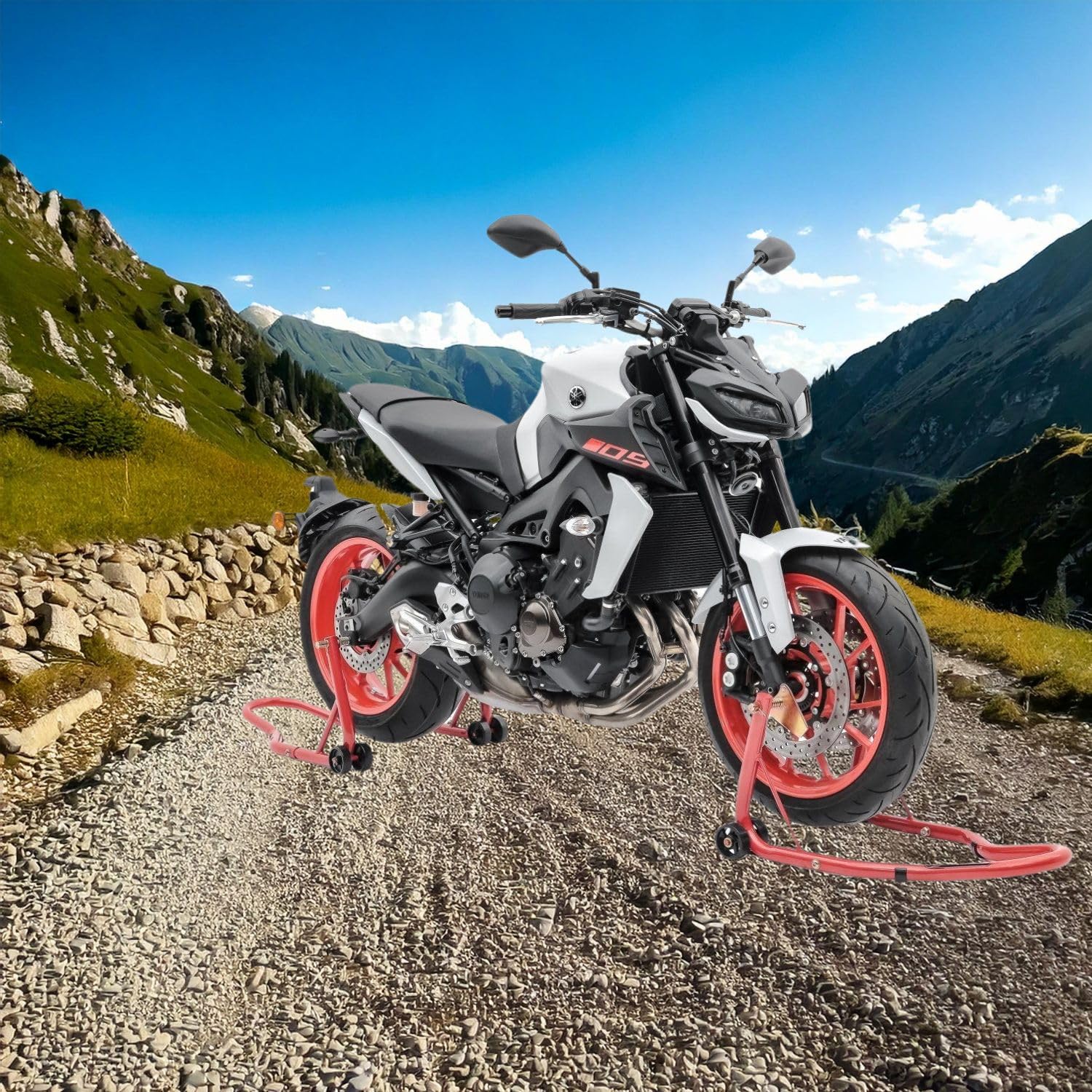 Béquille Arriere ConStands Classic Universal Rouge DPLB2