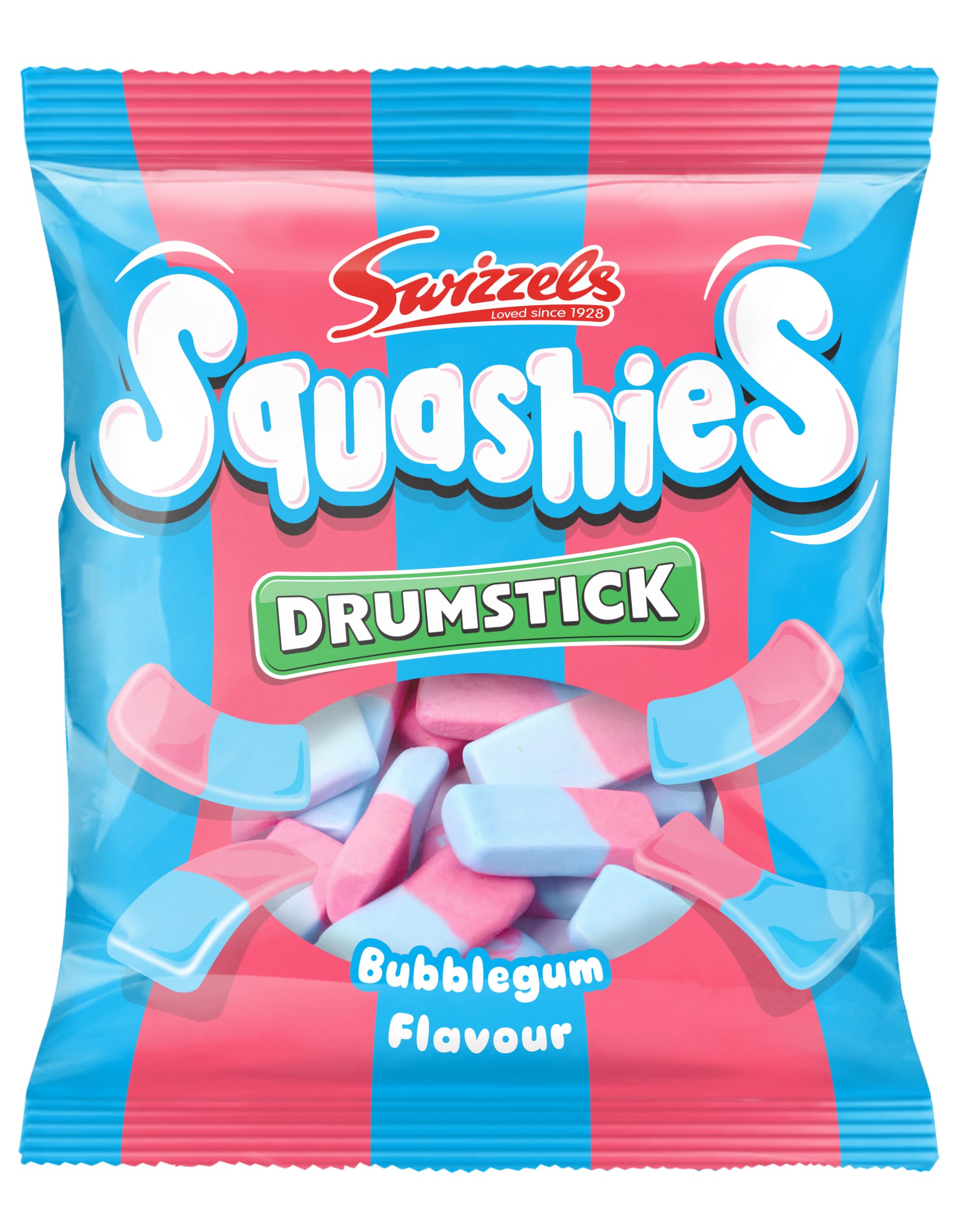 Swizzels Squashies Sweets - Bubblegum Flavour- Single Pack 120g