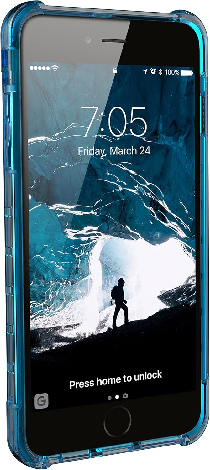 Limited Discount URBAN ARMOR GEAR UAG iPhone 8 Plus/iPhone 7 Plus/iPhone 6s Plus [5.5-inch Screen] Plyo Feather-Light Rugged [Glacier] Military Drop Tested iPhone Case