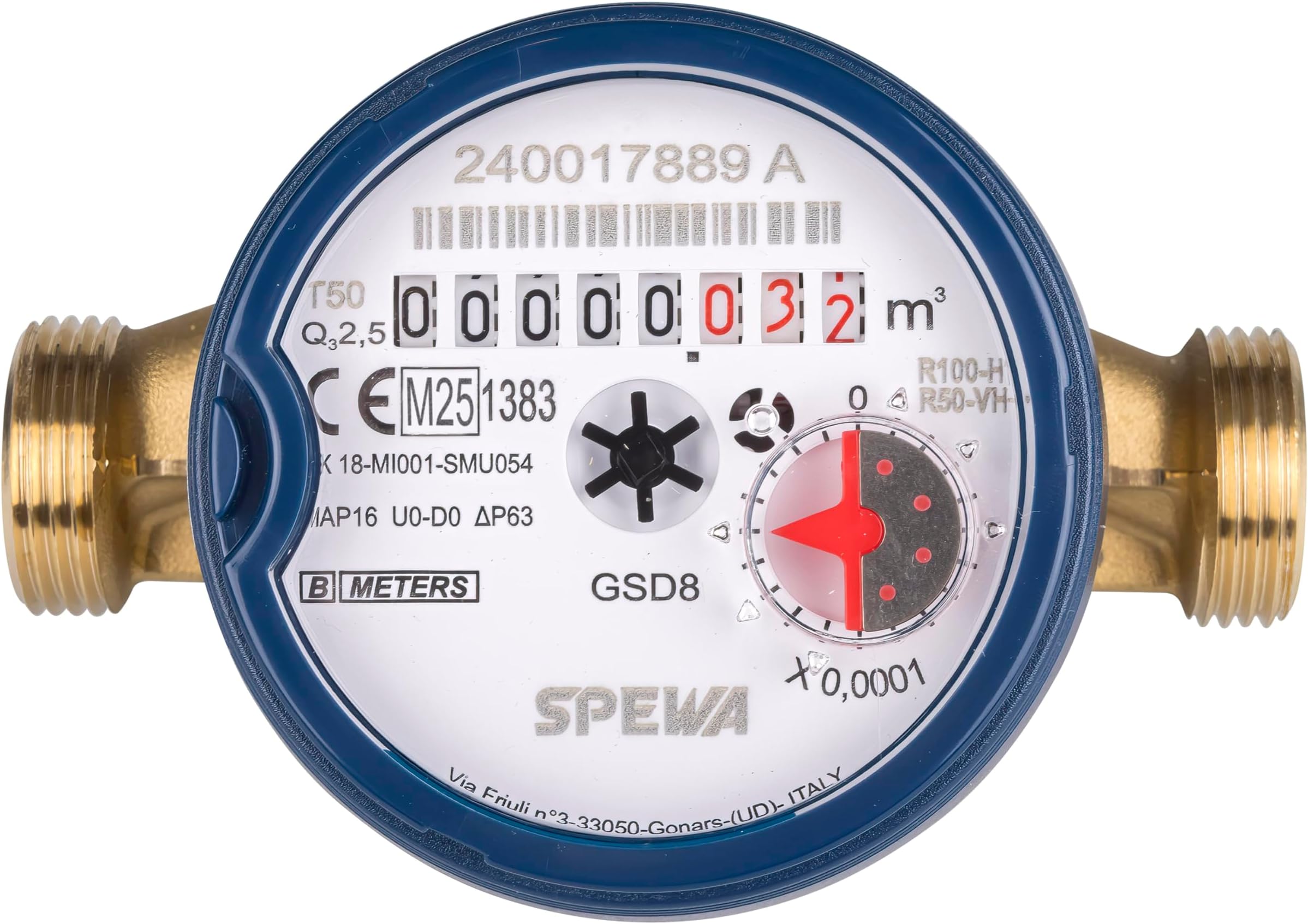 Wasseruhr 3 4 Zoll