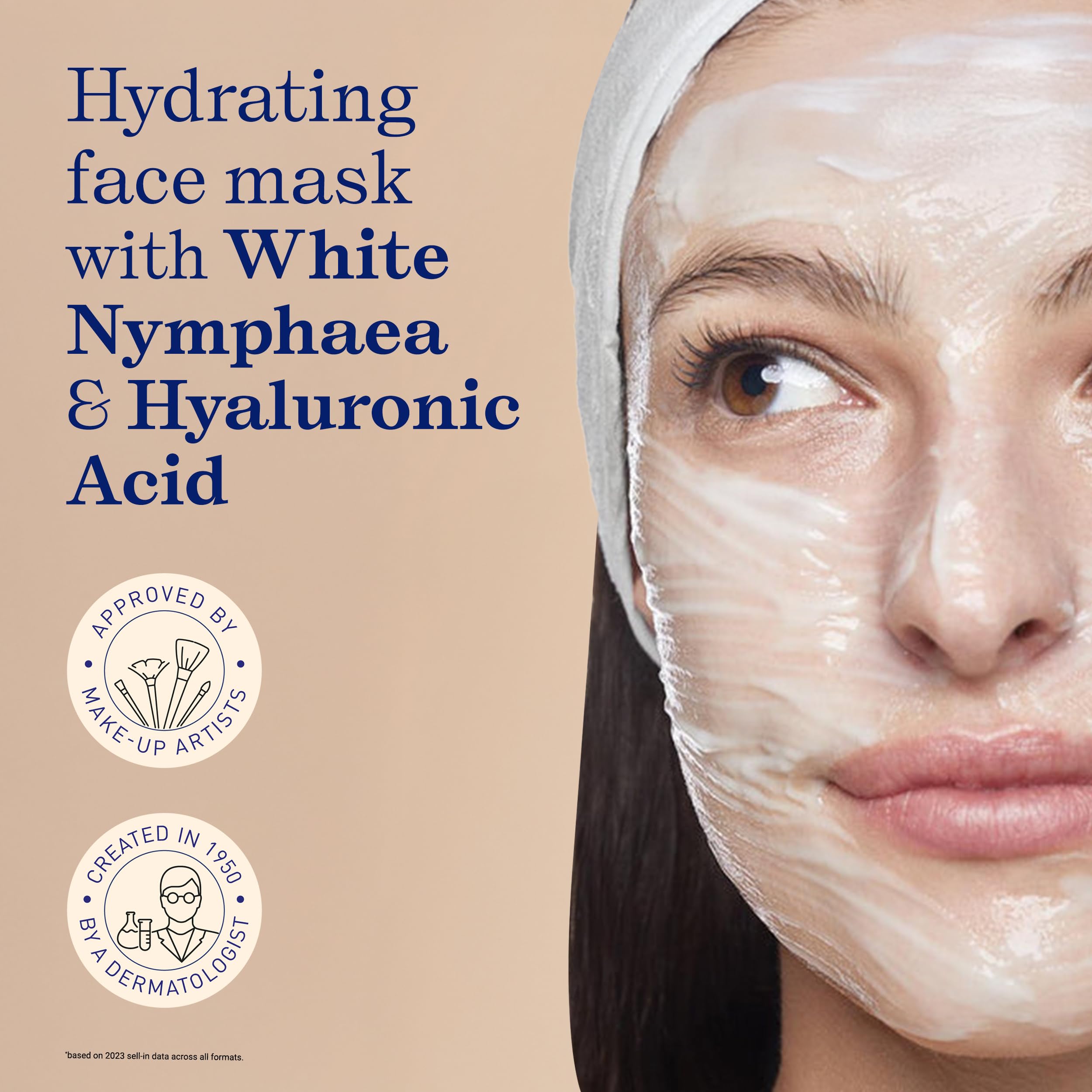 Embryolisse Intense Moisturizing Face Mask | Ultra-Hydrating Treatment with Hyaluronic Acid | Daily Skincare that Soothes, Plumps & Provides a Long-lasting Hydration, 1.7 Fl Oz