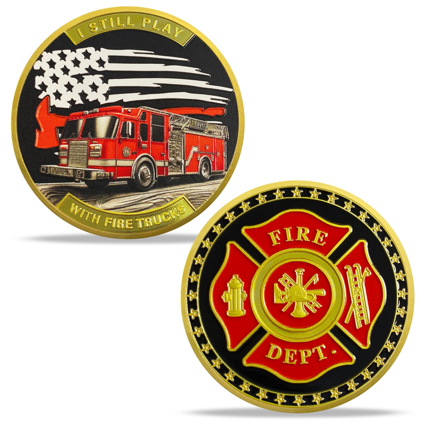 AtSKnSK Firefighters Challenge Coin (Fire Department)
