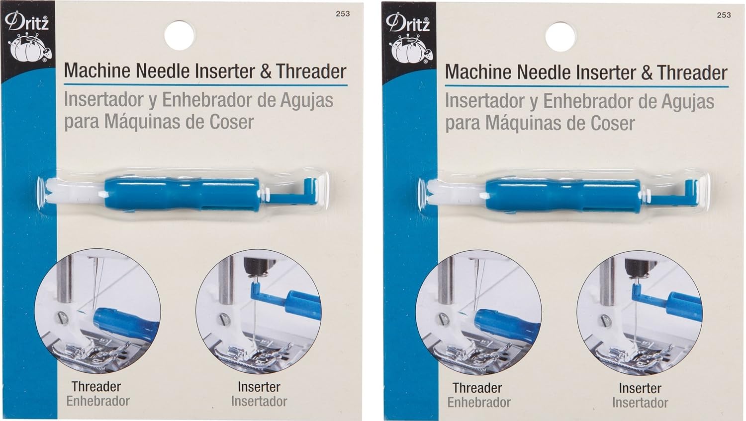 Dritz Machine Needle Inserter and Threader (2 Pack) Amazon.co.uk