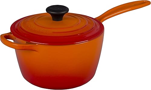 Miniatura 3 de Le Creuset Cacerola Signature de hierro fundido esmaltado, 2.25 cuartos de galón., Marsella Marseille