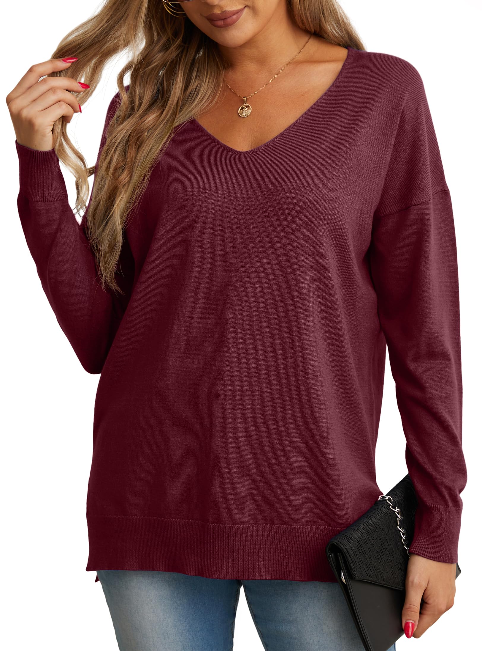 GRECERELLE Jumpers for Women UK Pull à Boutons pour Femme Femme (Lot de 1)